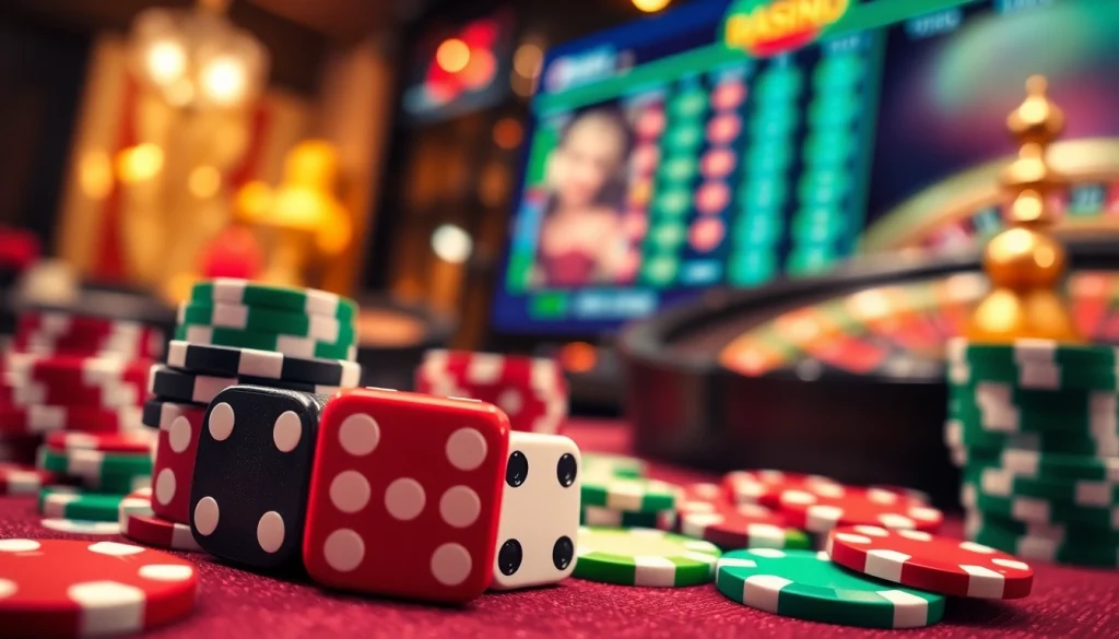 Jouer à des jeux sur un casino belgium en ligne en profitant de l'excitation des dés et des jetons.