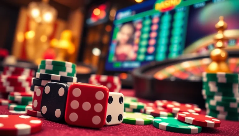 Jouer à des jeux sur un casino belgium en ligne en profitant de l'excitation des dés et des jetons.
