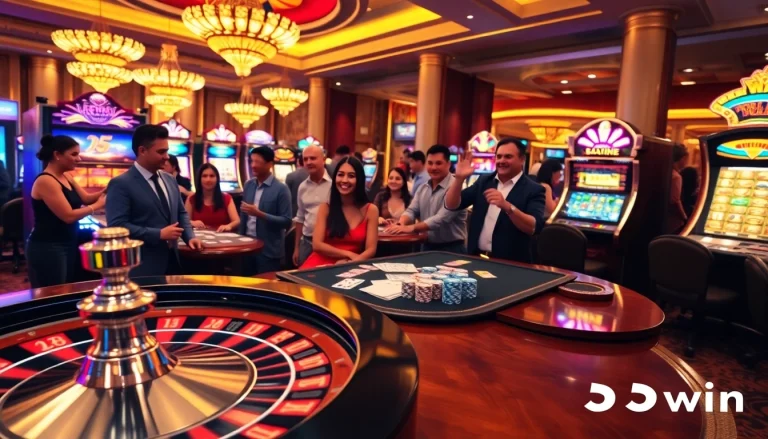Experience excitement and luxury at the 555win casino with vibrant games and enthusiastic players.