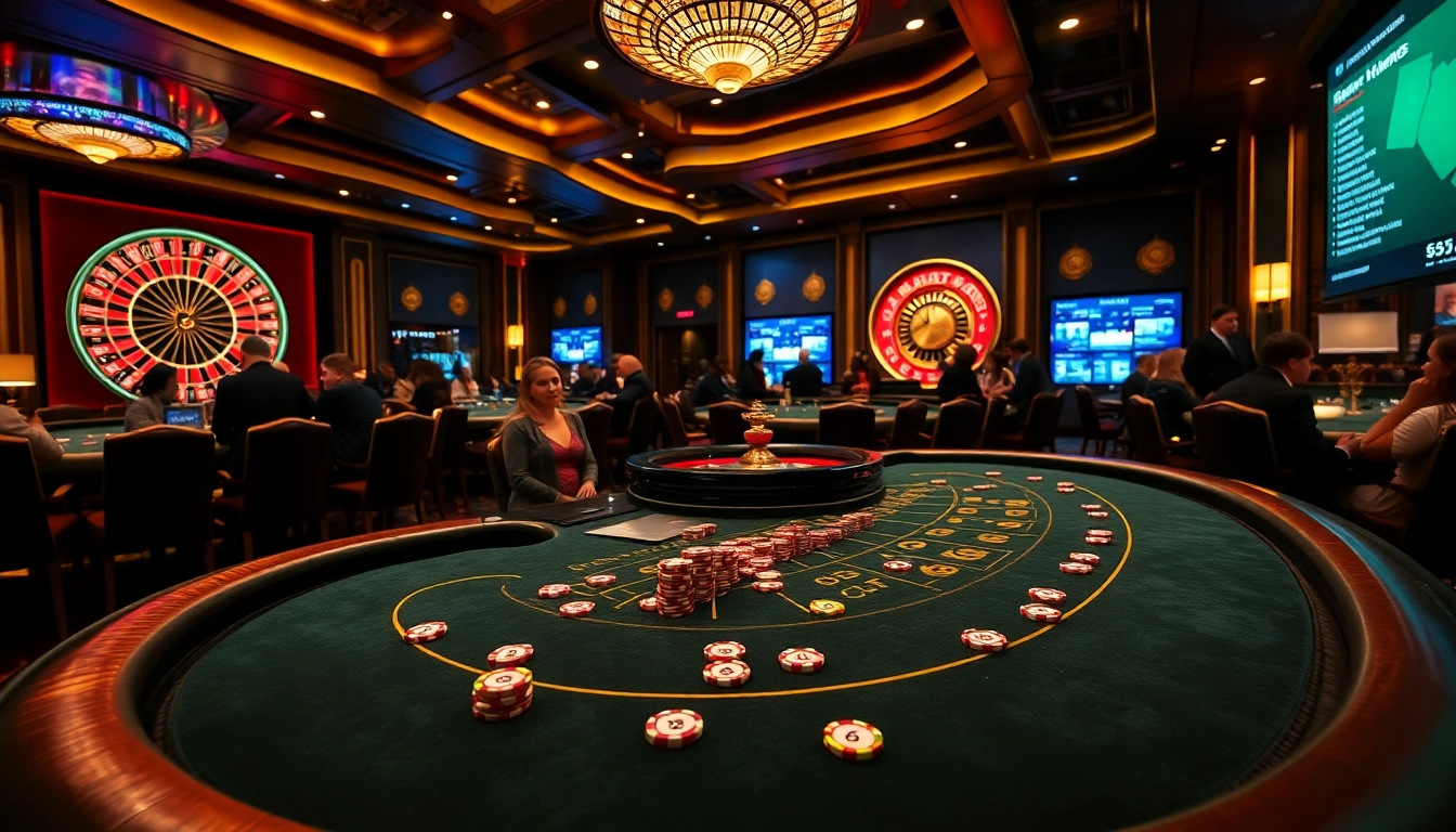 Engaged players at the rik vip blackjack table enjoying thrilling casino gameplay in an elegant environment.