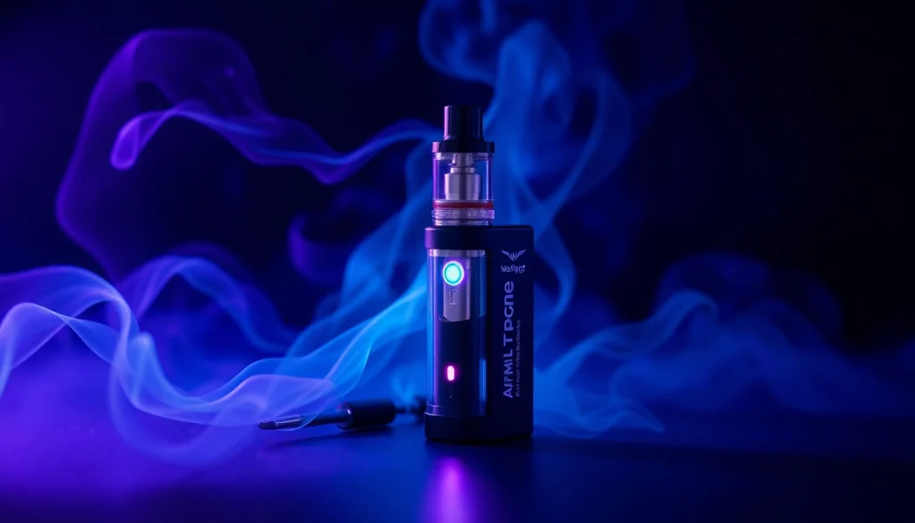 Buy dmt online with a stunning visual of a DMT vape cartridge, showcasing its design and smoke effects.