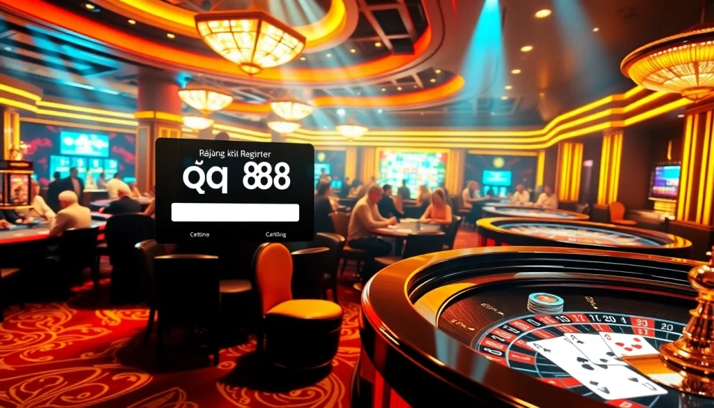Experience thrilling gambling action as you đăng ký qq88 with easy online registration.